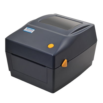 The AXP-DT426B Thermal Label Printer provides up to 4-inch printing width, high-speed printing at 127 mm/s, and a 203 dpi print resolution. It communicates through USB, offers easy paper loading with an adjustable paper guide, automatic paper detection, and ensures precise printing.