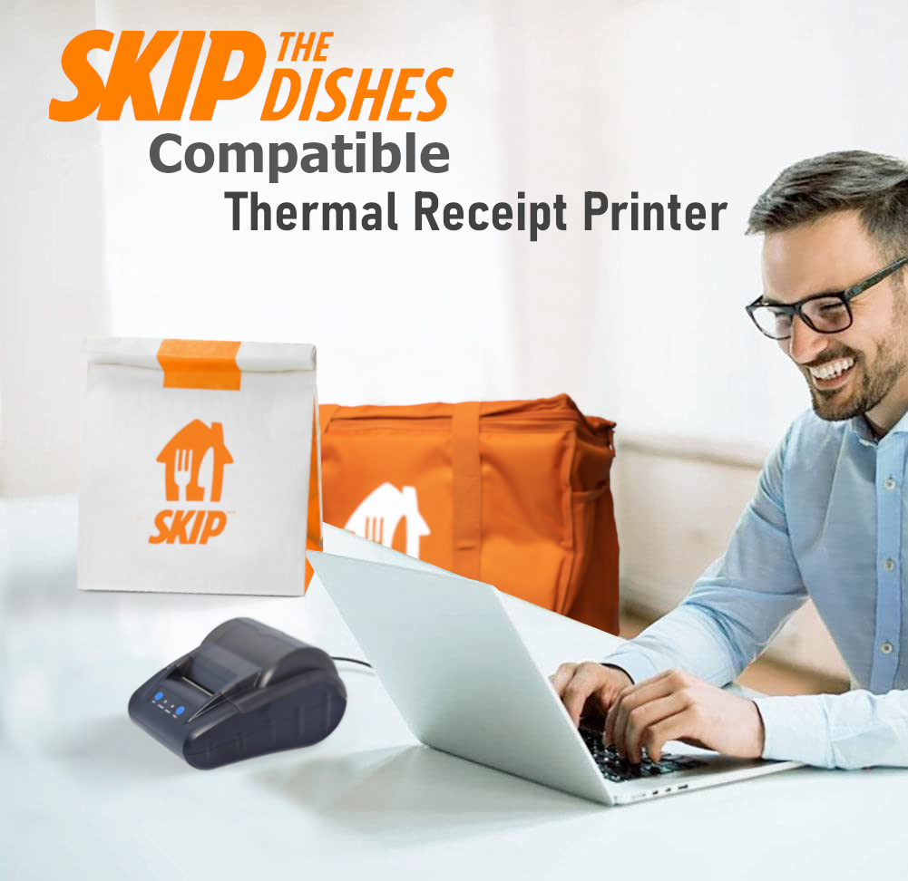 ASP-POS58V - Thermal Receipt printer is easy to set up with Android tablets, compatible with SKIP the Dishes, offers USB and Bluetooth connectivity, supports various POS applications, kitchen and network printing, and provides high-speed printing at 50mm/s with excellent quality and reliability. 